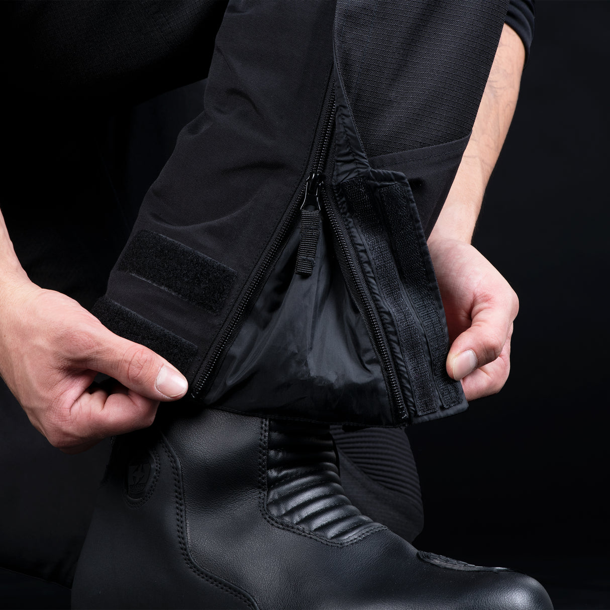 Oxford Stormland D2D Motorcycle Trousers Desert Black Orange