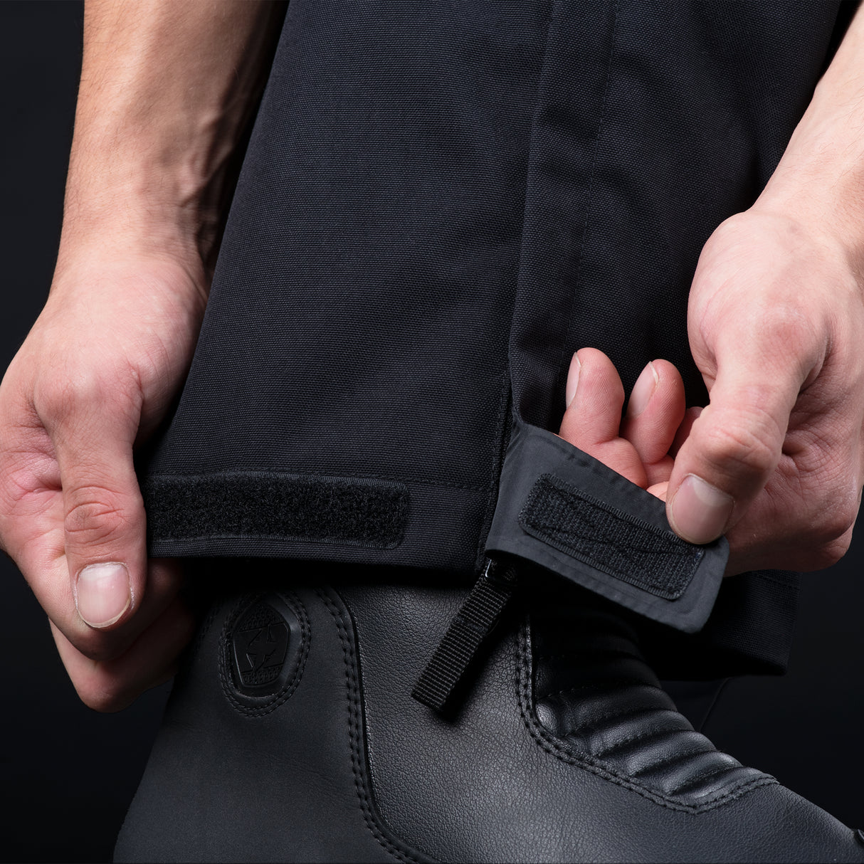 Oxford Stormland D2D Motorcycle Trousers Desert Black Orange