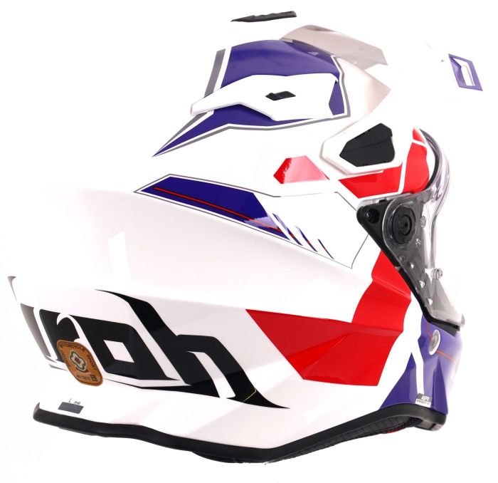 Airoh Commander 2 Reveal Blue Red Gloss Motorcycle Helmet