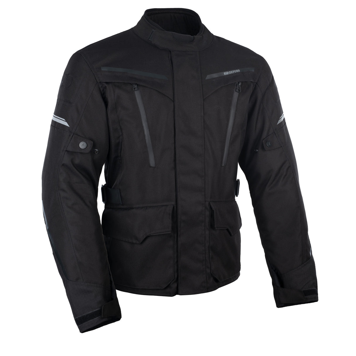 Oxford Metro 2.0 Motorcycle Jacket Stealth Black Waterproof