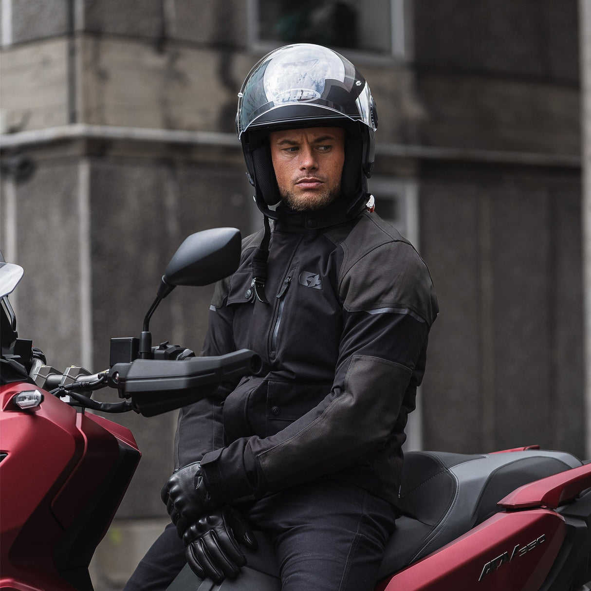 Oxford Barkston D2D Men's Motorcycle Jacket Black