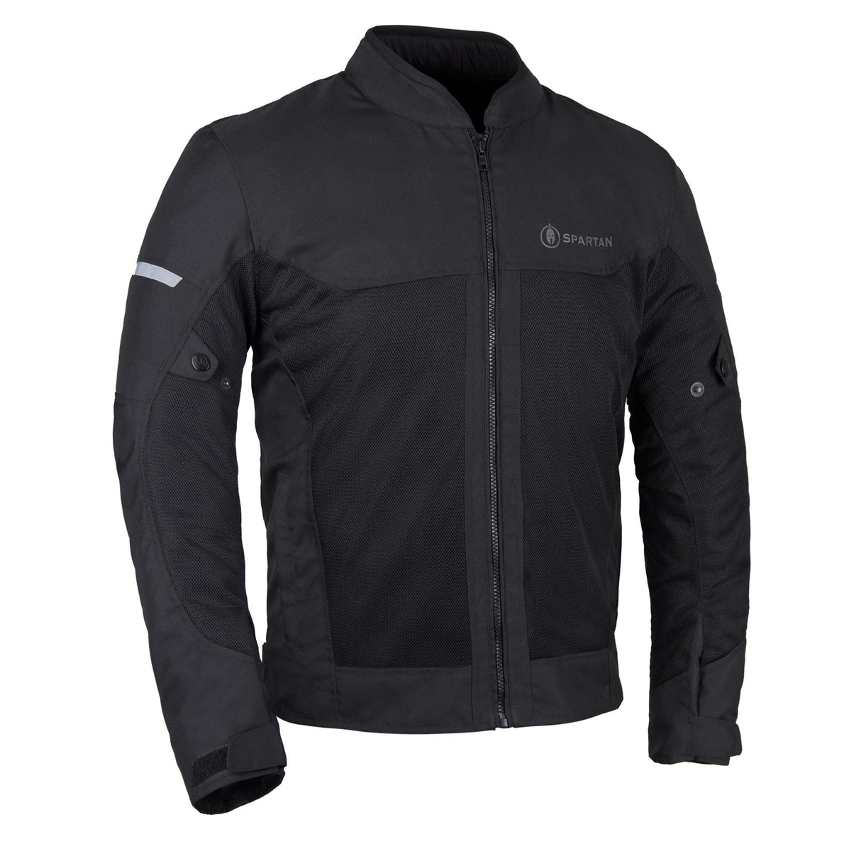 Spartan Air Summer Motorcycle Jacket Stealth Black