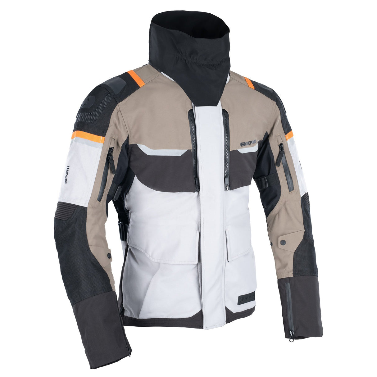 Oxford Stormland D2D Men's Motorcycle Jacket Desert/Black/Orange