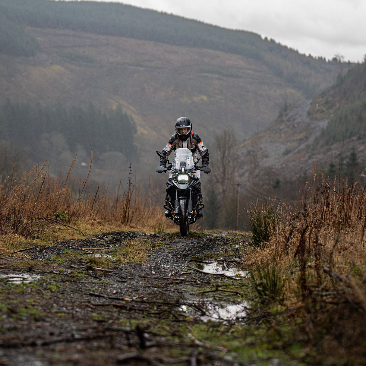 Oxford Stormland D2D Men's Motorcycle Jacket Desert/Black/Orange