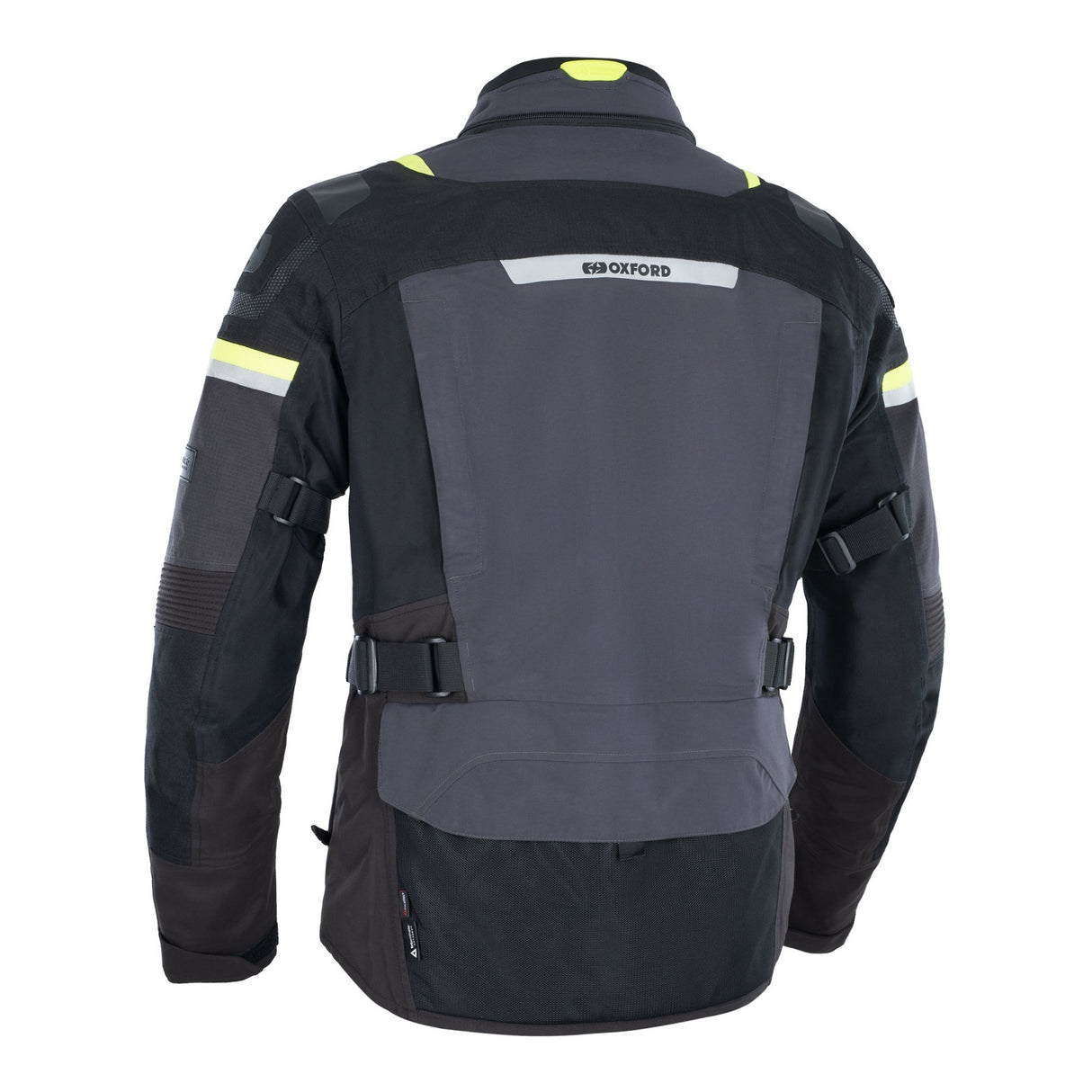 Oxford Stormland D2D Men's Motorcycle Jacket Grey Black Fluo