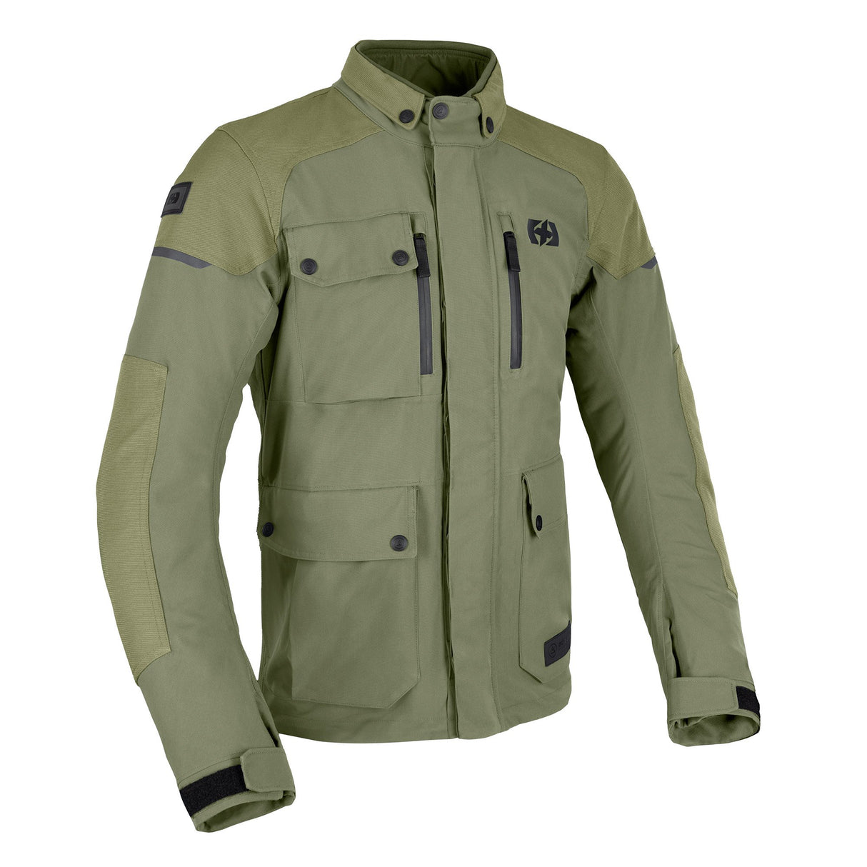 Oxford Barkston D2D Motorcycle Jacket Khaki Green