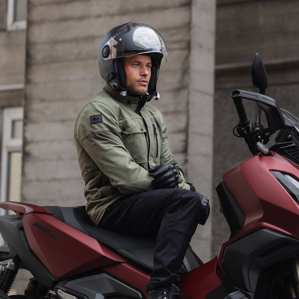 Oxford Barkston D2D Men's Motorcycle Jacket Khaki