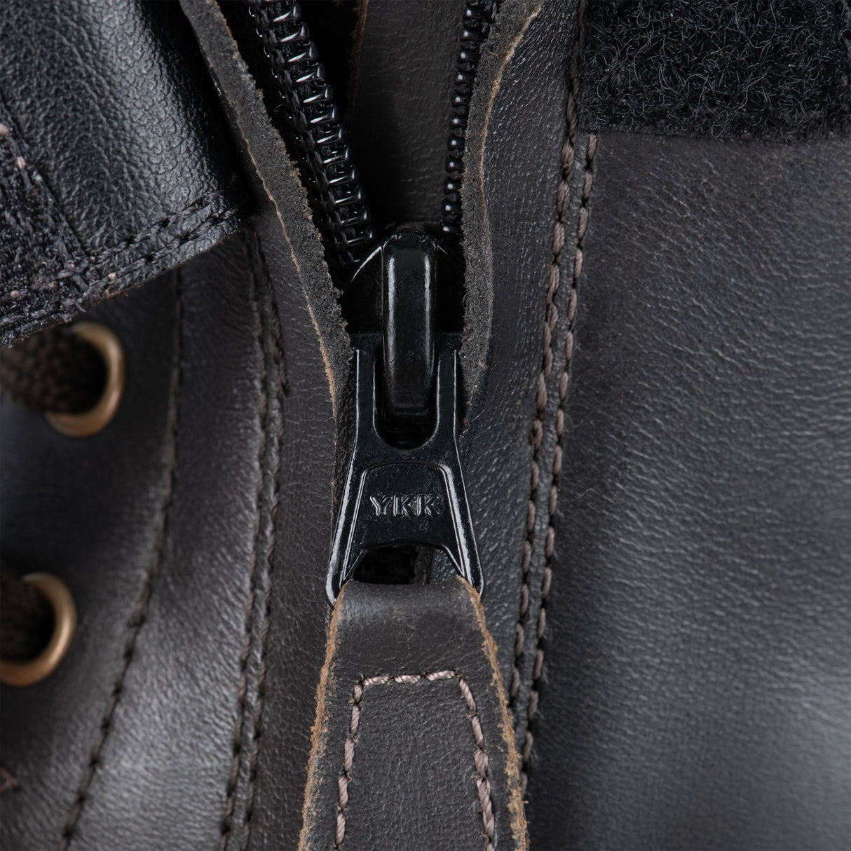 Oxford Womens Radley Motorcycle Boots Dark Brown