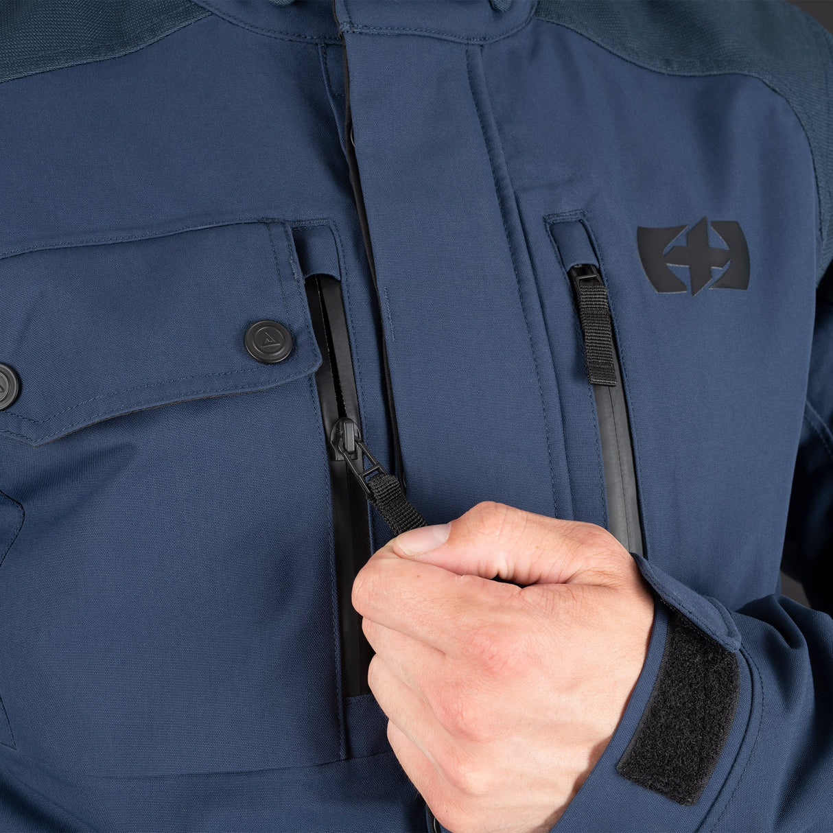 Oxford Barkston D2D Men's Motorcycle Jacket Navy