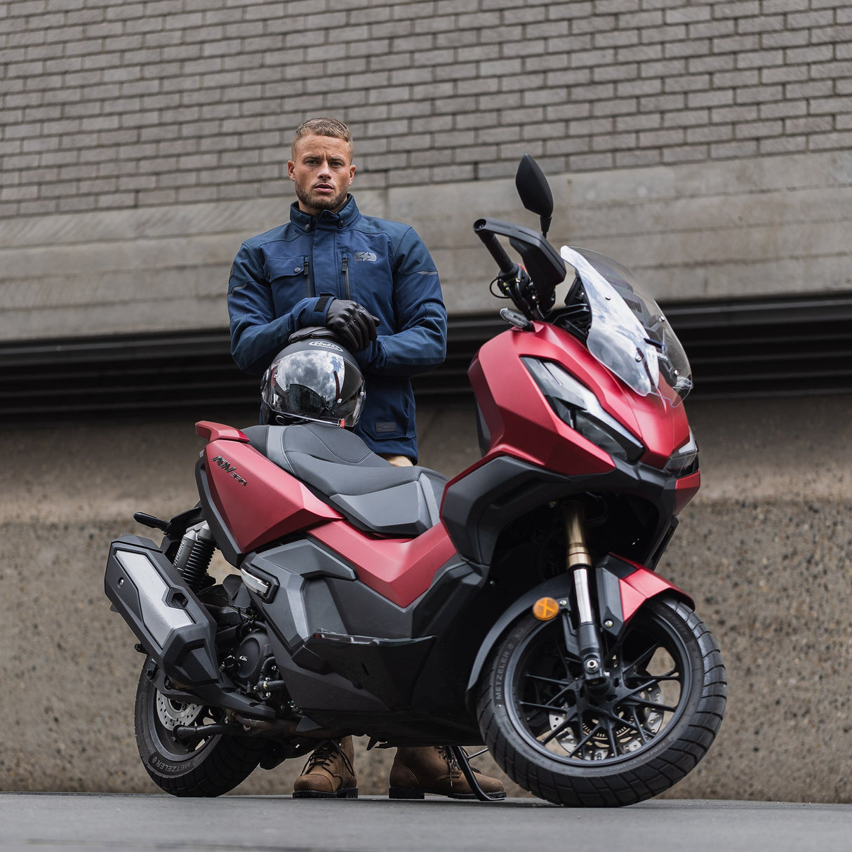 Oxford Barkston D2D Men's Motorcycle Jacket Navy