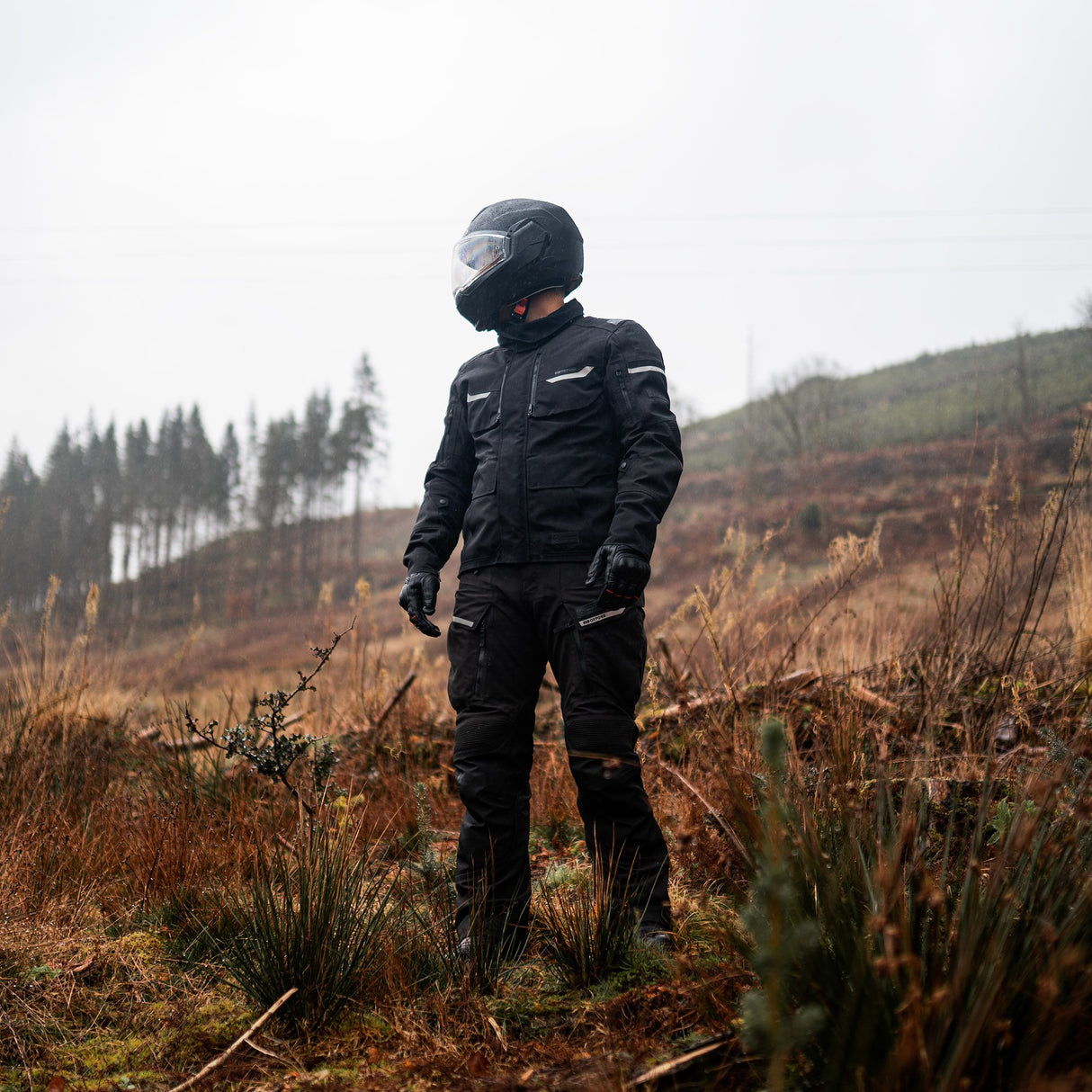 Oxford Stormland D2D Motorcycle Trousers Tech Black