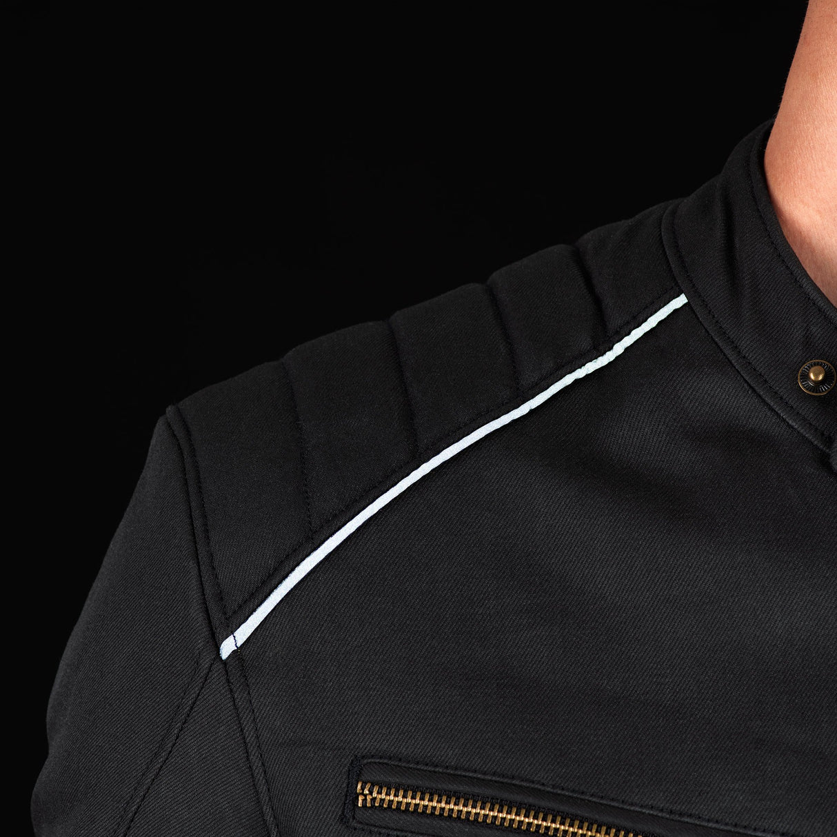 Oxford Holborn Motorcycle Men's Jacket Stealth Black