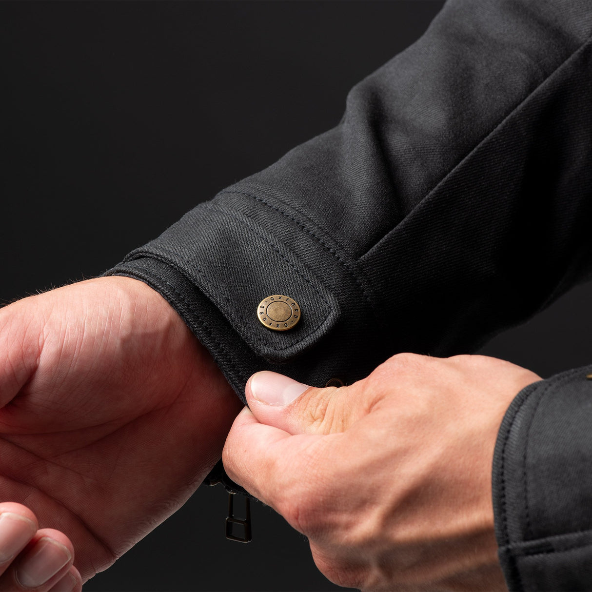 Oxford Holborn Motorcycle Men's Jacket Stealth Black