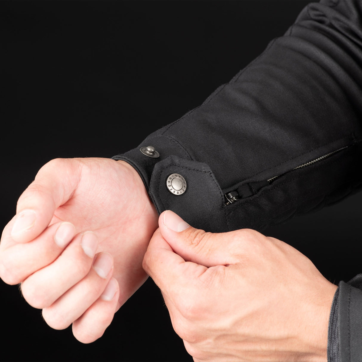 Oxford Hardwick Men's Motorcycle Jacket Black