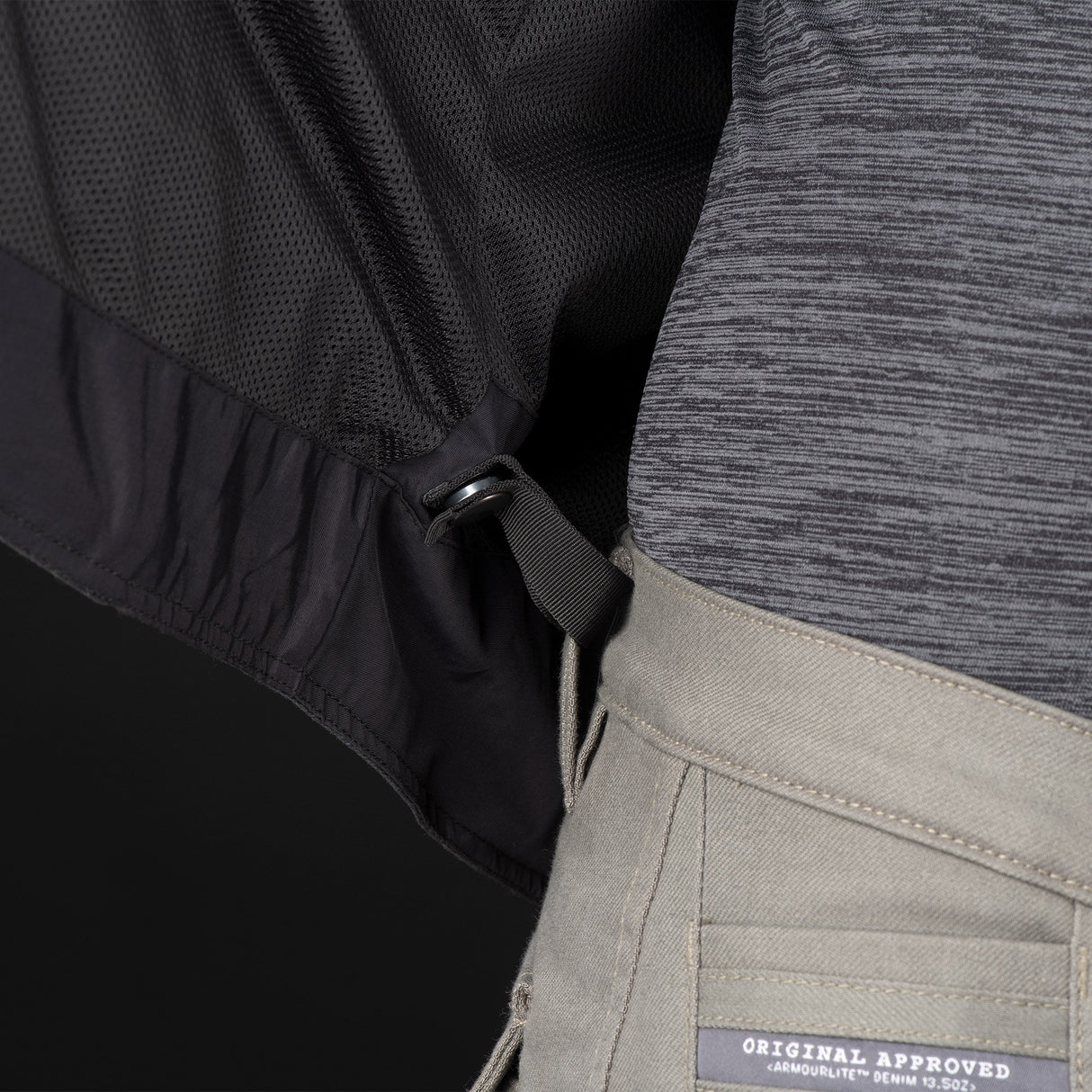 Oxford Hardwick Men's Motorcycle Jacket Black