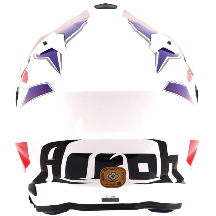 Airoh Commander 2 Reveal Blue Red Gloss Motorcycle Helmet