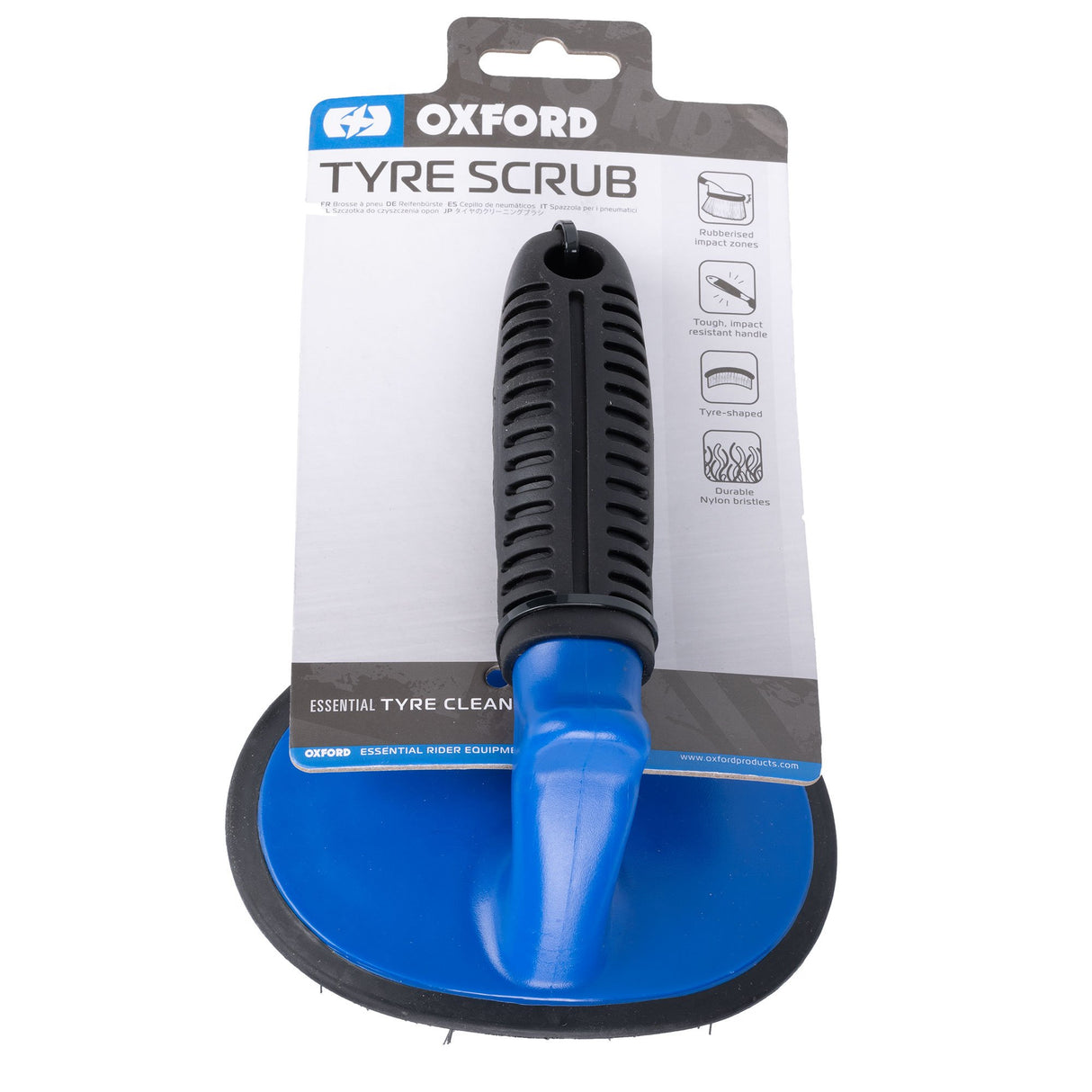 Oxford OX737 Motorcycle Typre Scrub Cleaning Brush