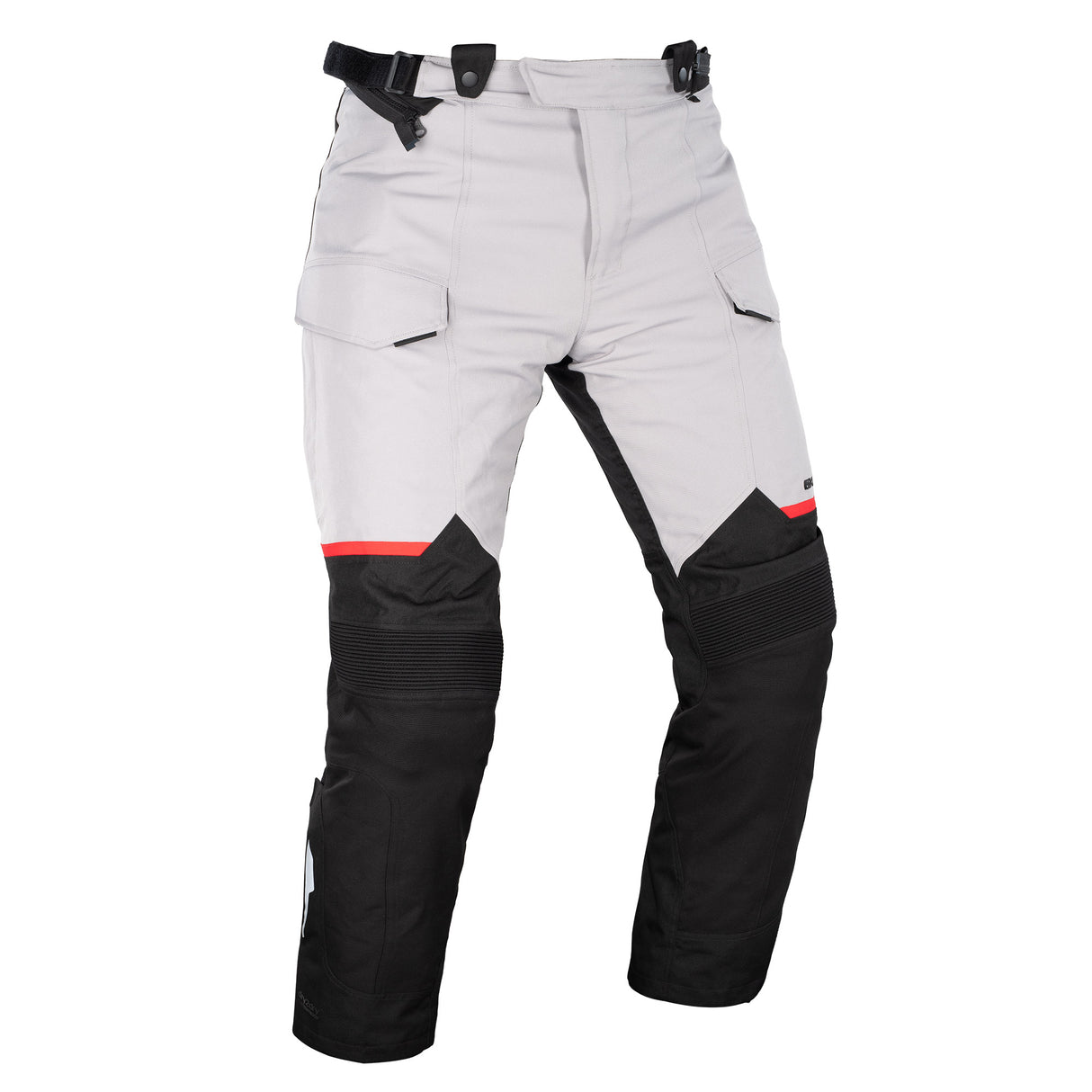 Oxford Calgary 2.0 Motorcycle Trousers Pants Silver/Black Grey Red