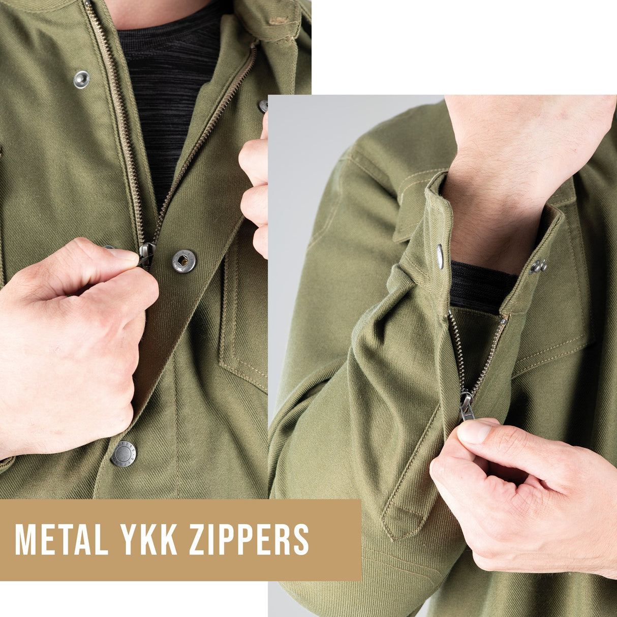 Oxford Original Approved AA Armoured Mens Shirt Khaki