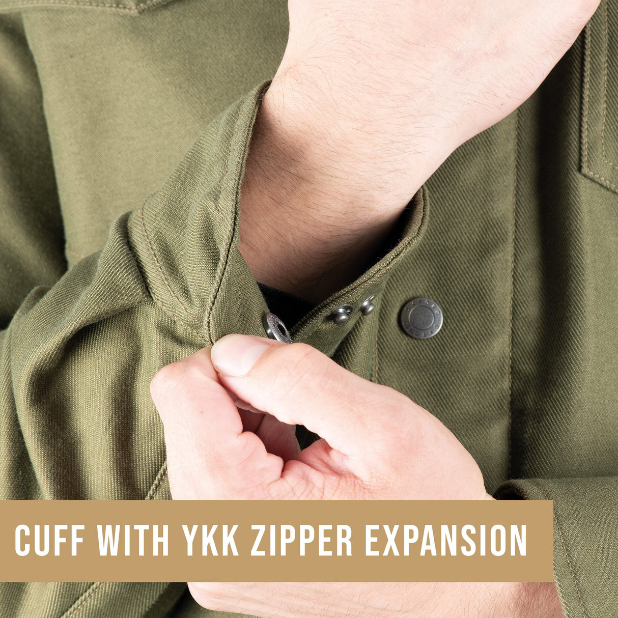 Oxford Original Approved AA Armoured Mens Shirt Khaki