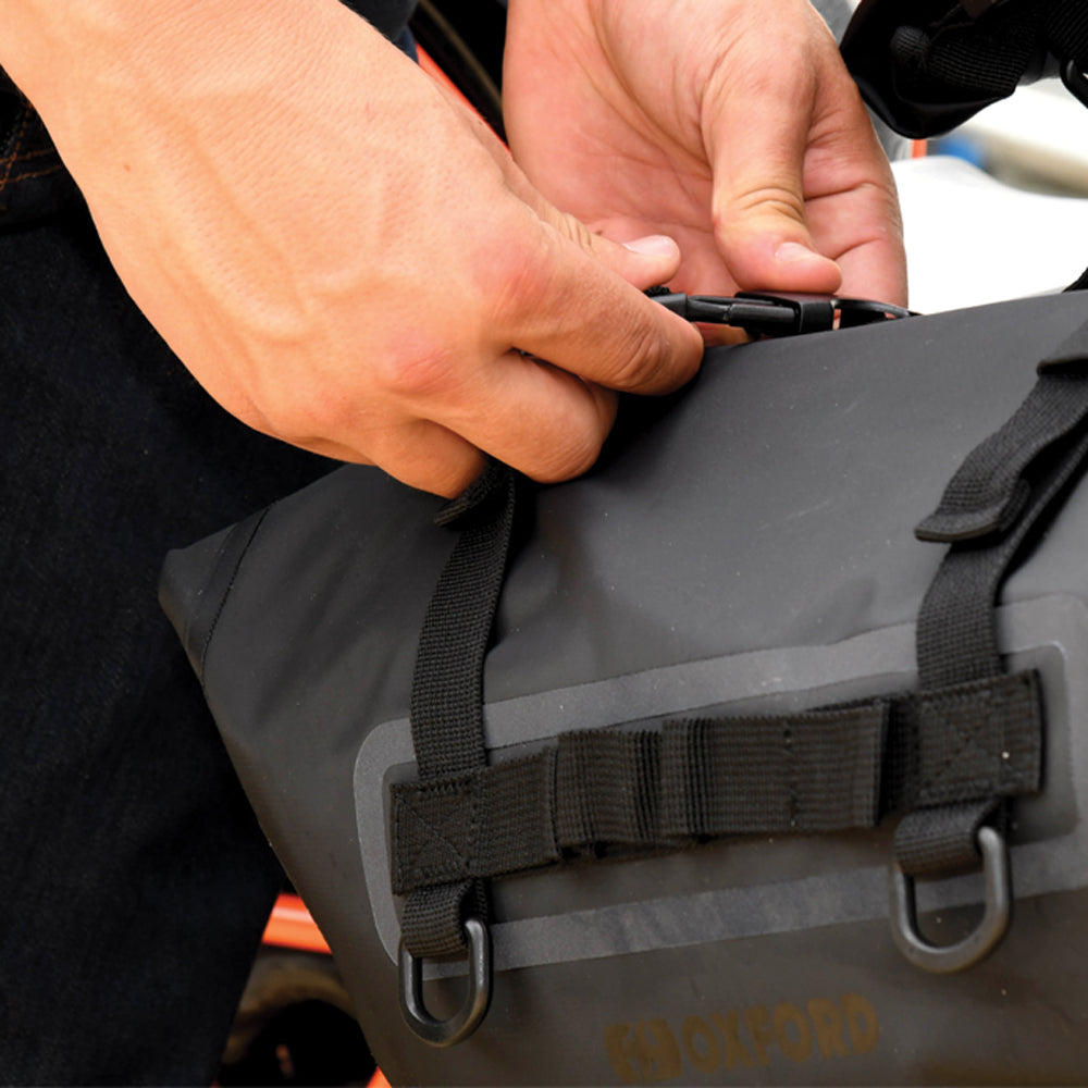 Oxford Aqua P32 Waterproof Motorcycle Motorbike Luggage Panniers 32L Black
