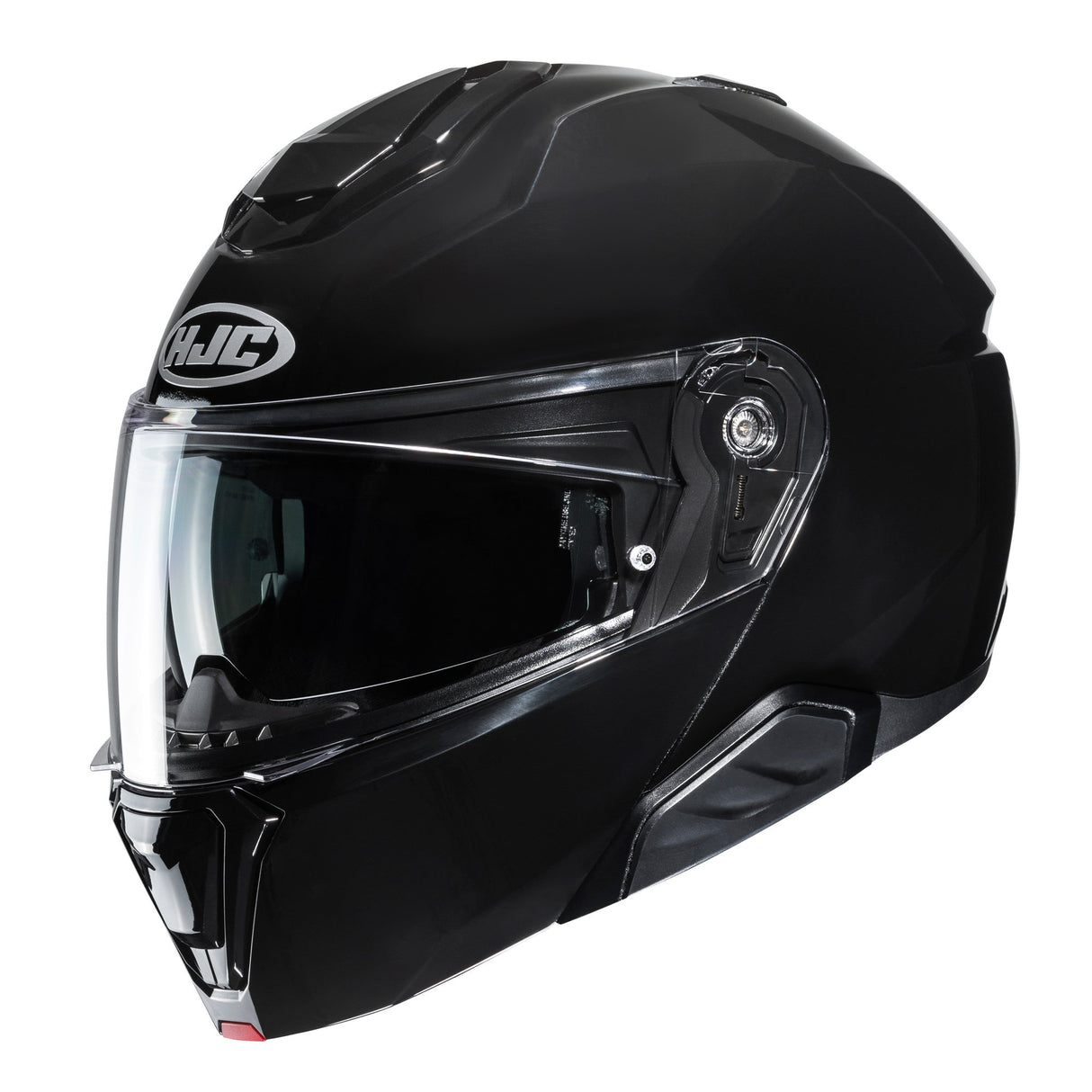 HJC I91 Gloss Black Motorcycle Helmet Flip Front