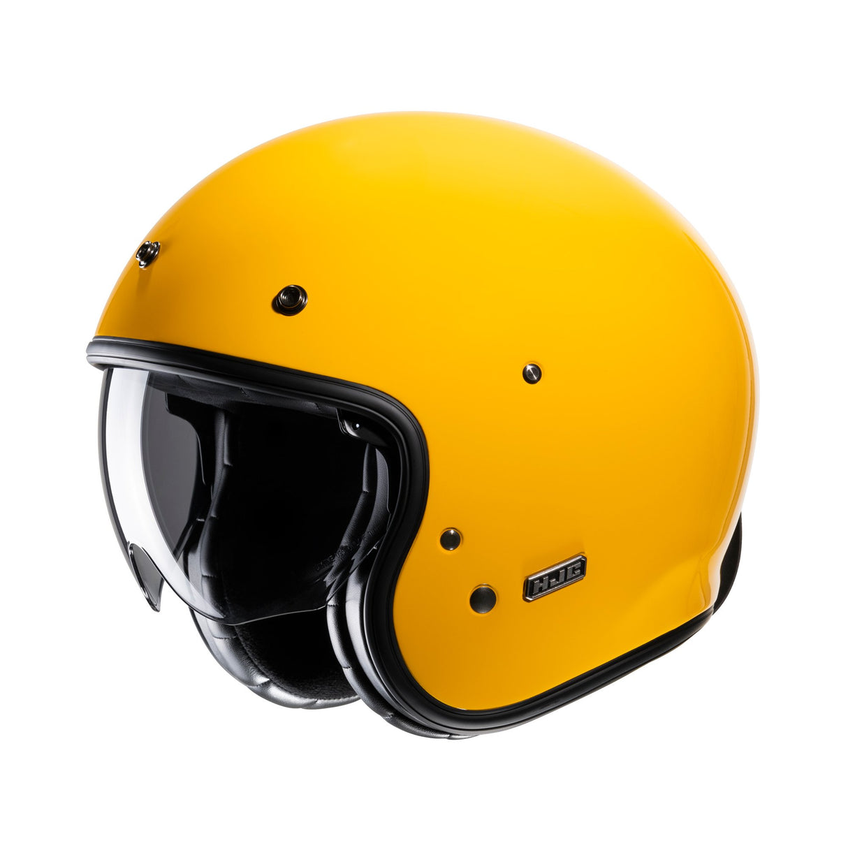 HJC V31 Yellow Open Face Motorcycle Helmet