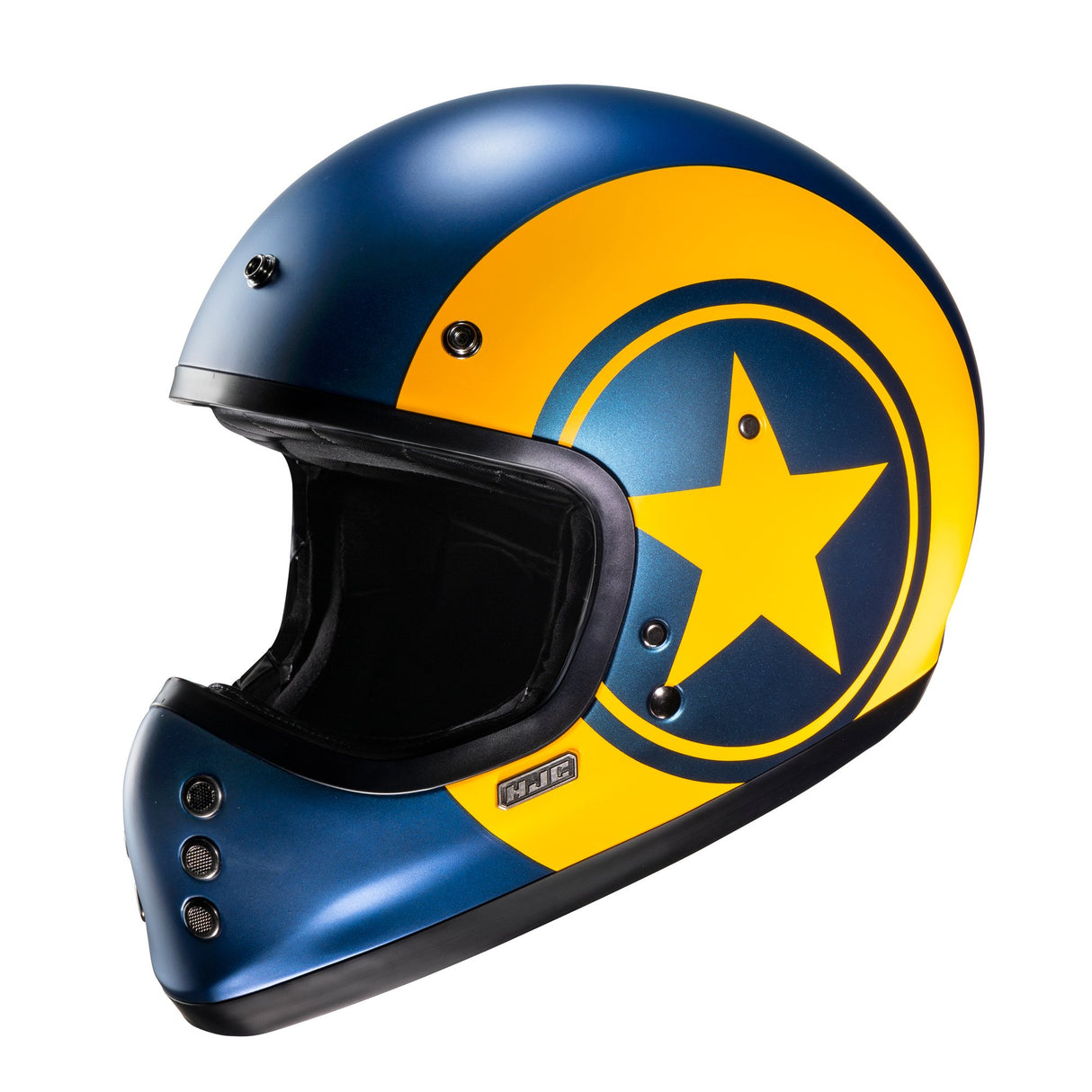HJC V60 Nyx MC3SF Yellow Motorcycle Helmet