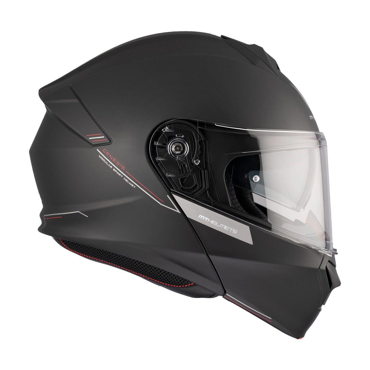 MT Genesis SV Solid A1 Matt Black Motorcycle Helmet