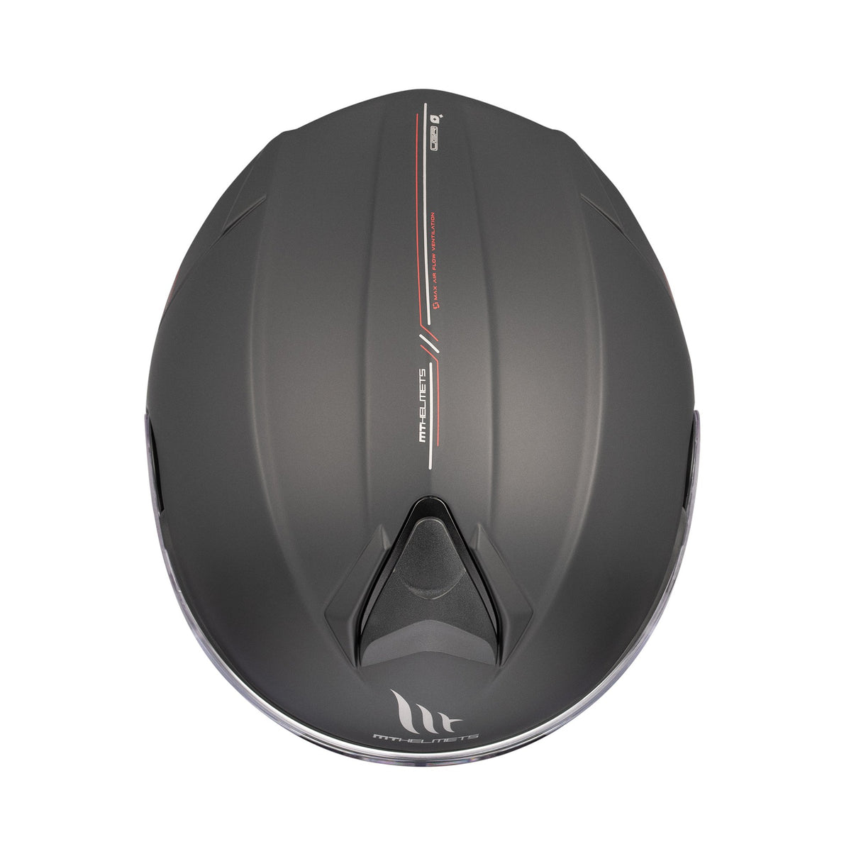 MT Genesis SV Solid A1 Matt Black Motorcycle Helmet