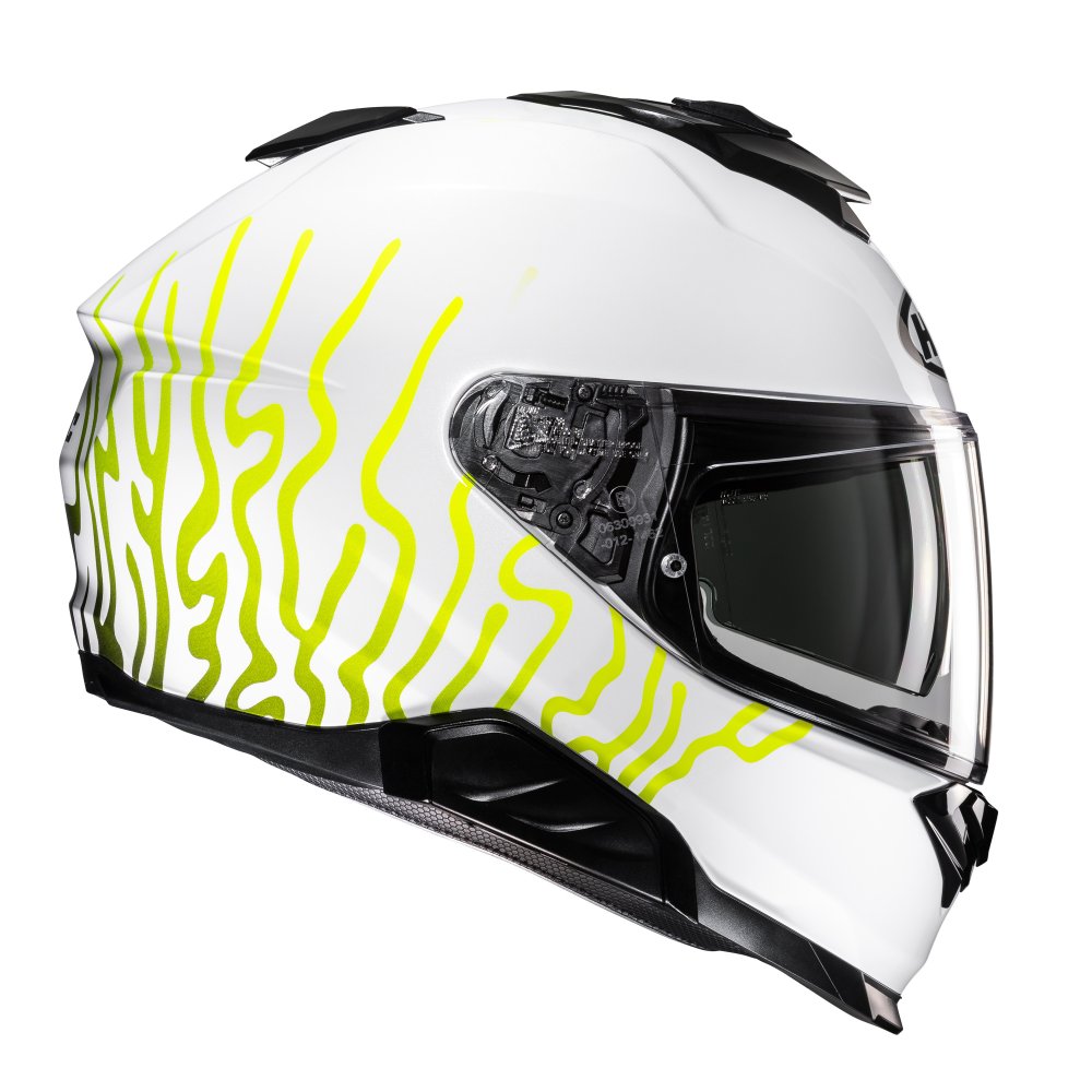 HJC I71 Celos MC3H Yellow Motorcycle Helmet