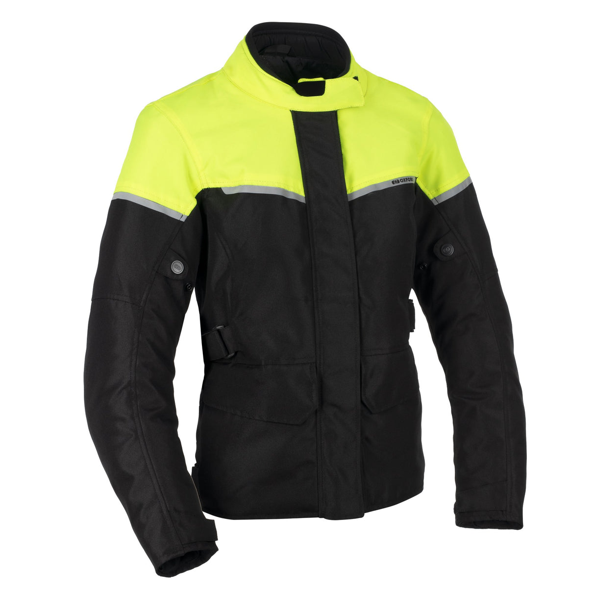Spartan Long Waterproof Ladies Jacket Black/Fluo Yellow