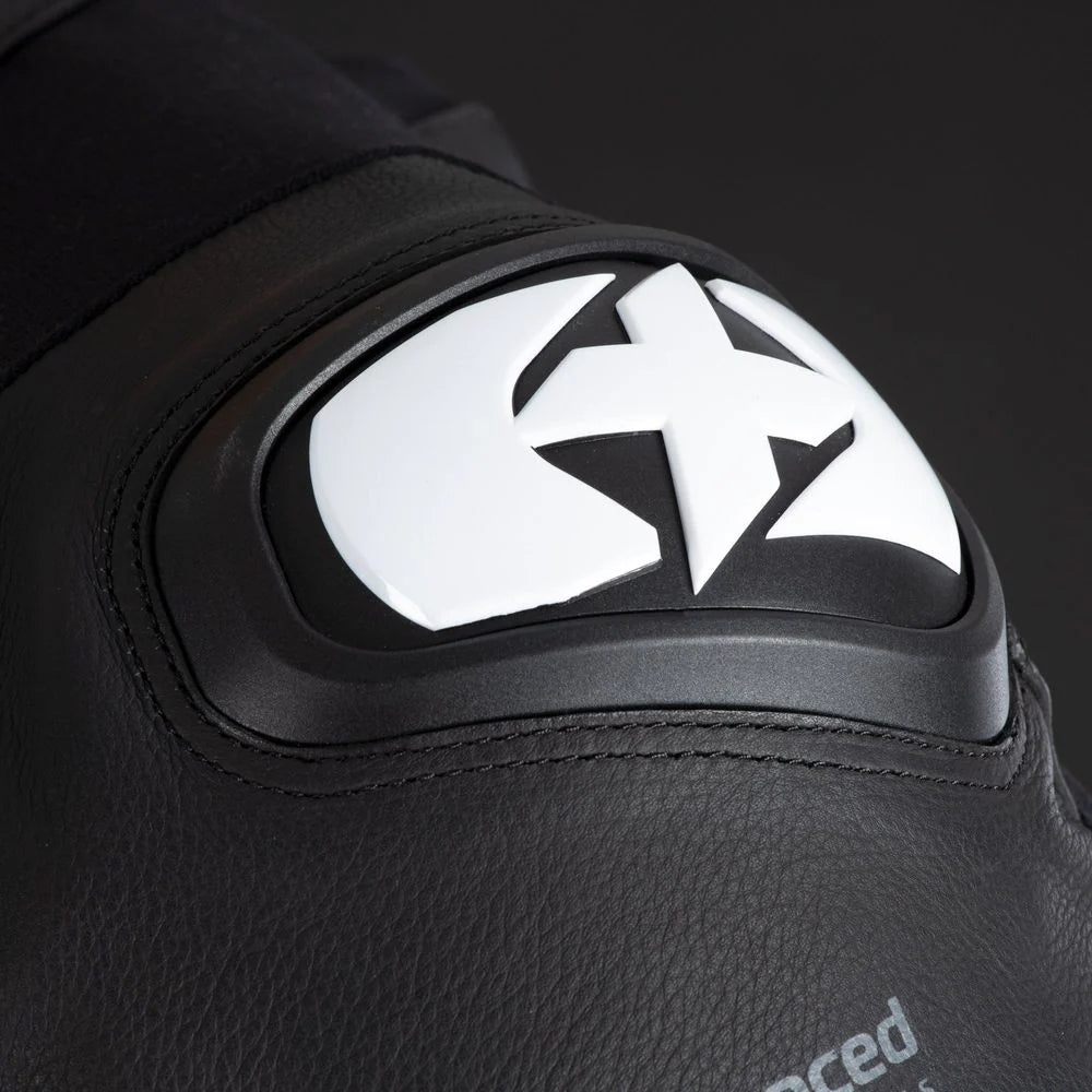 Oxford Nexus 1.0 One Piece Leather Suit Black Red