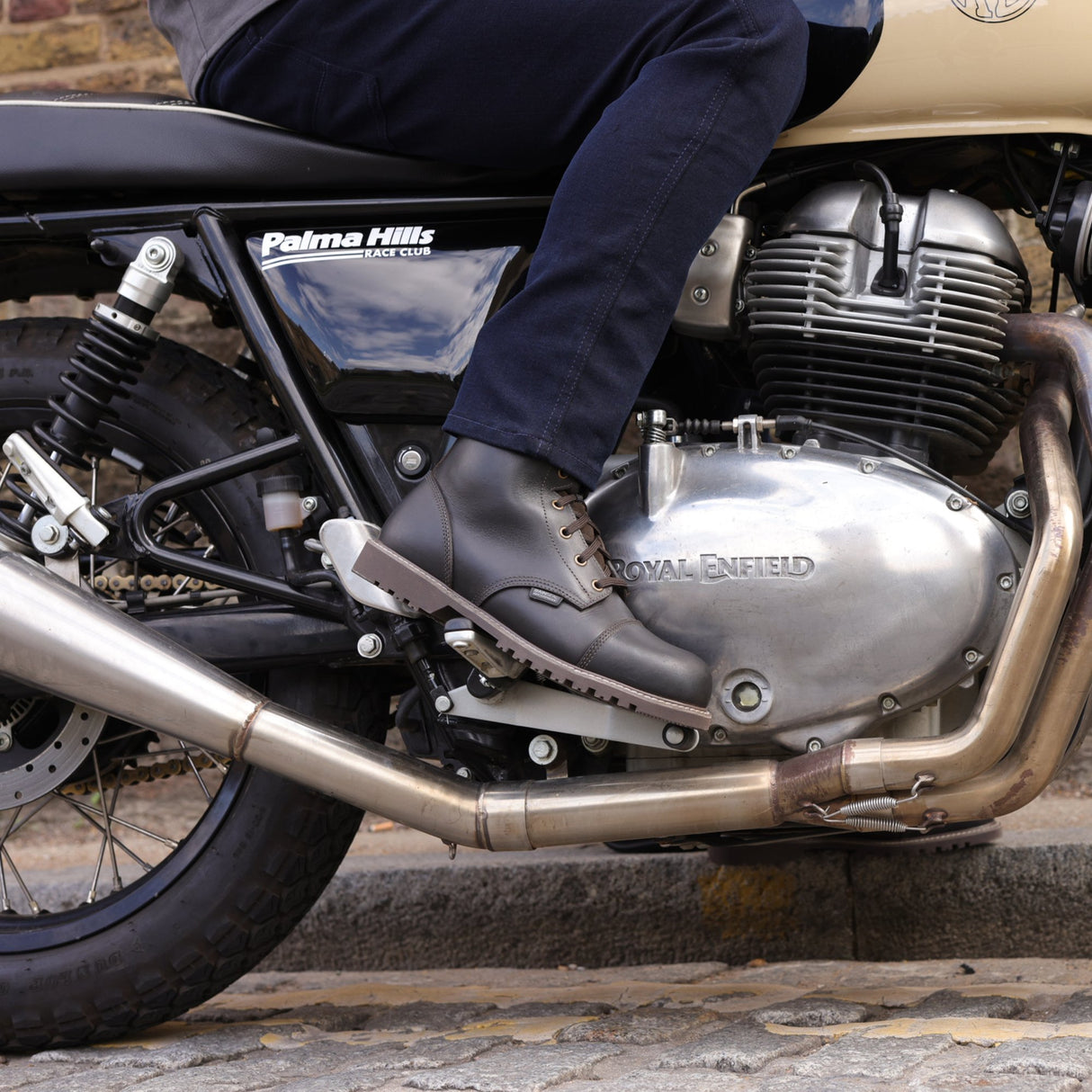 Oxford Merton 2.0 Motorcycle Boots Dark Brown