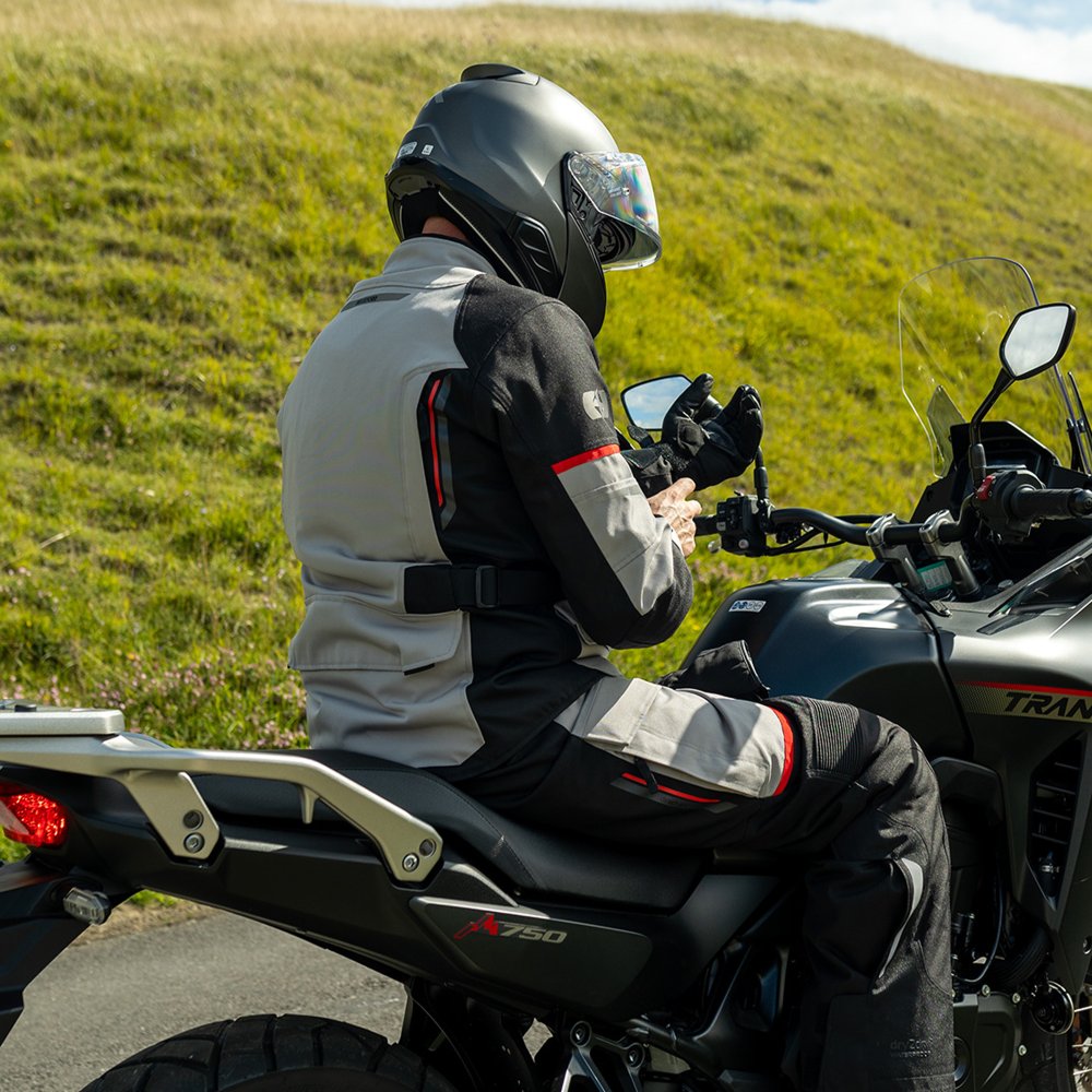 Oxford Calgary 2.0 D2D Motorcycle Trousers Silver/Black