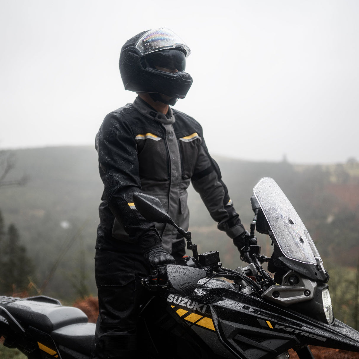 Oxford Mondial 2.0 Advanced Men's Motorcycle Jacket Black Grey