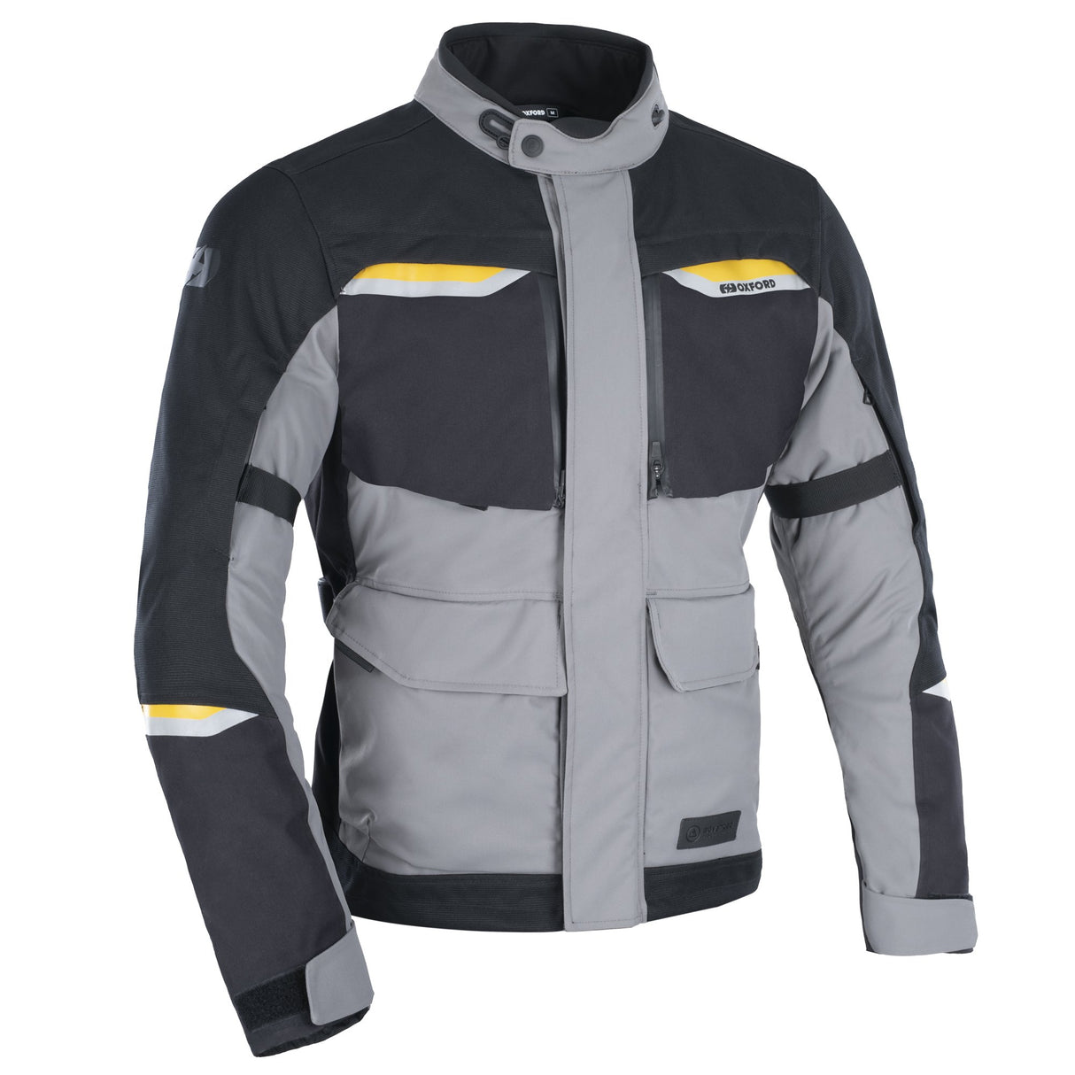 Oxford Mondial 2.0 Advanced Men's Motorcycle Jacket Black Grey