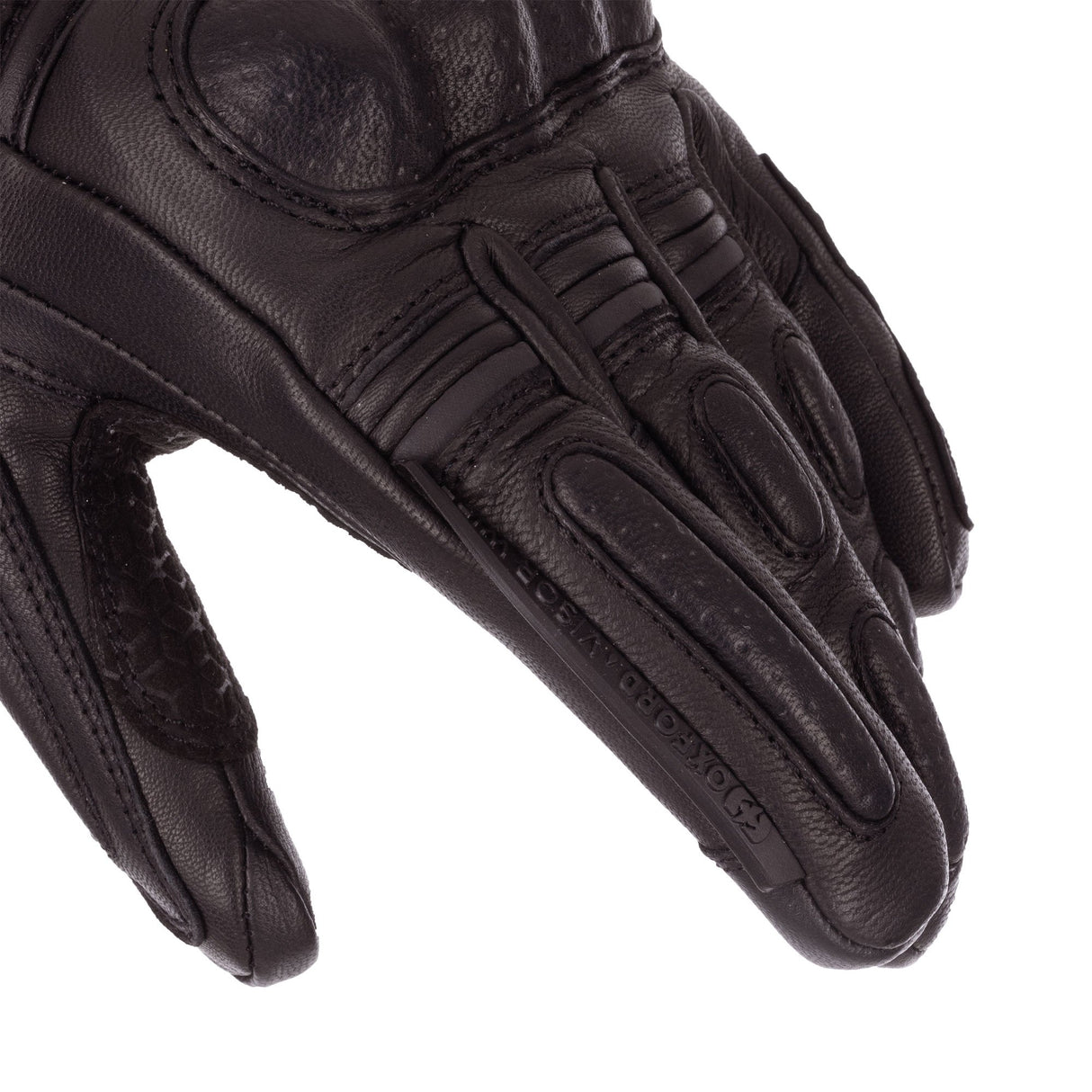 Oxford Hamilton Waterproof Leather Motorcycle Gloves Brown