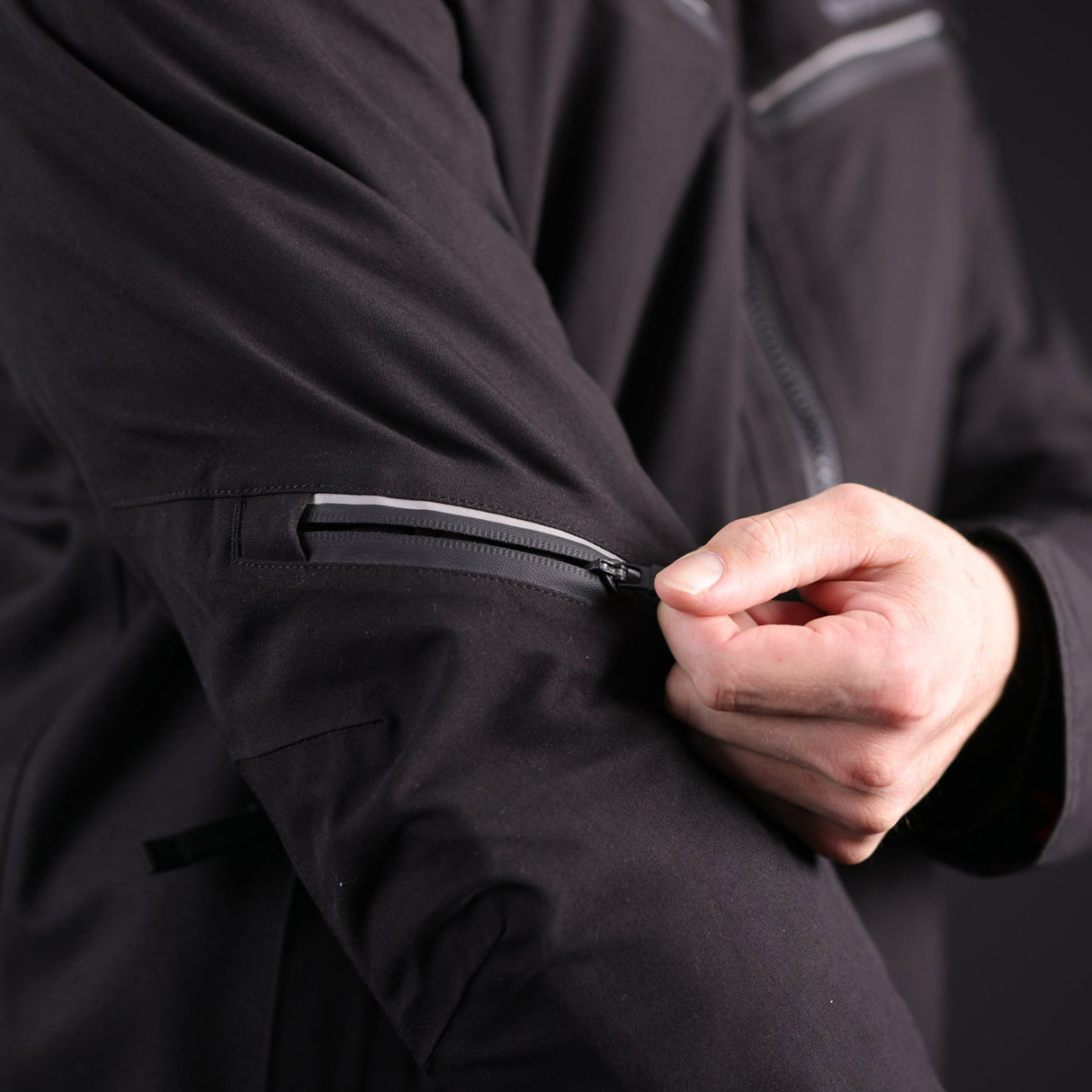 Oxford Mondial Street D2D Men's Motorcycle Jacket Black