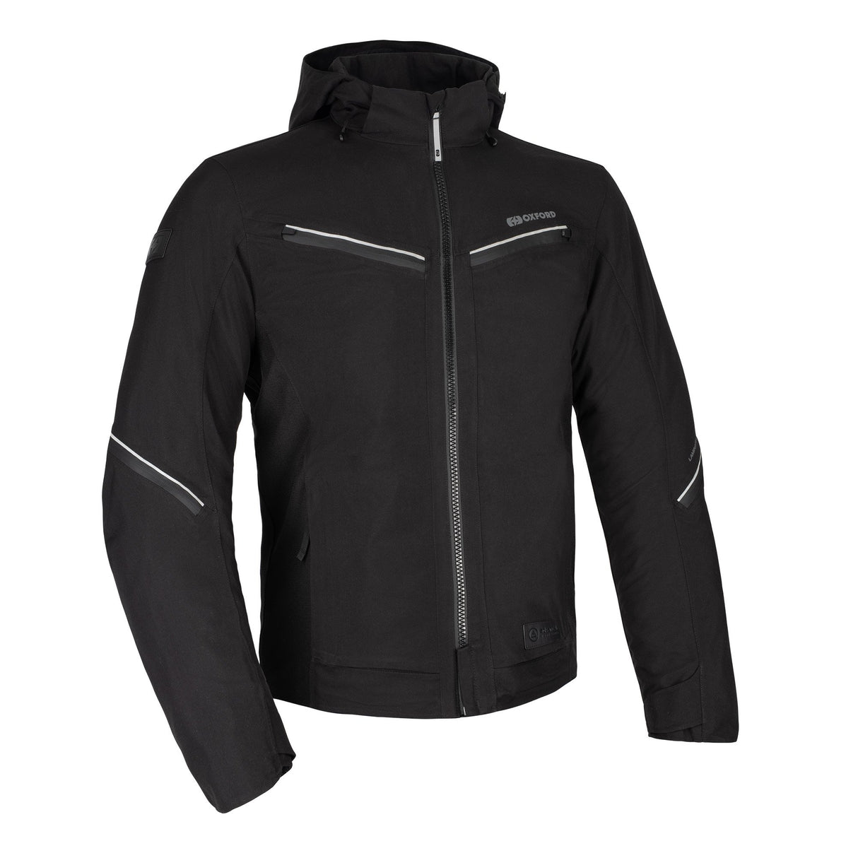 Oxford Mondial Street D2D Motorcycle Jacket Black Hoodie
