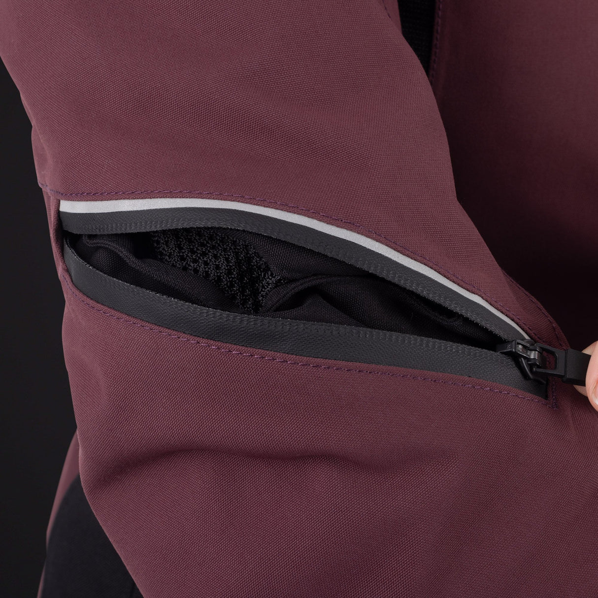 Oxford Mondial Street D2D Ladies Motorcycle Jacket Plum