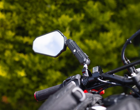 Oxford OX515 Folding Adjustable Trail Mirrors with Adaptors Pair