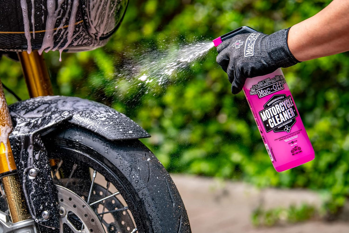 Muc-Off 625 Motorcycle Care Kit Duo Pack Protectand and Cleaner Bundle