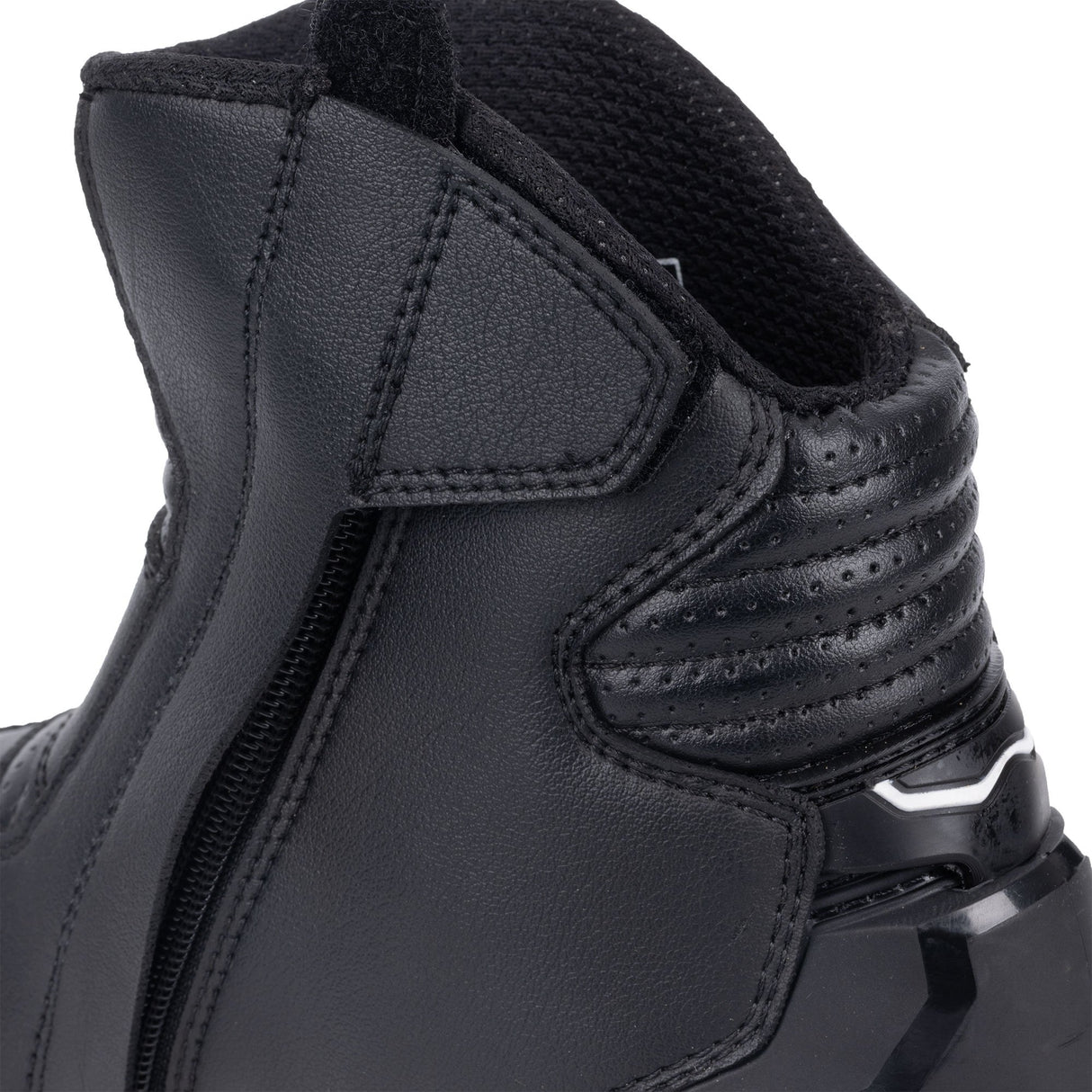 Oxford Omega Air Short Motorcycle Boots - Black/White