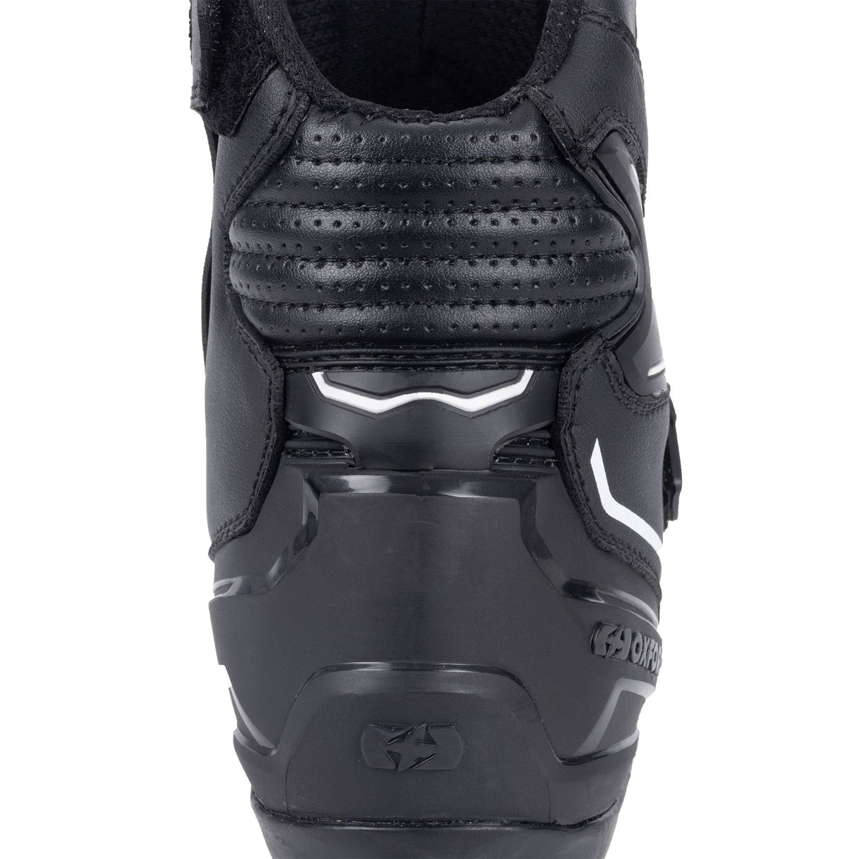 Oxford Omega Air Short Motorcycle Boots - Black/White