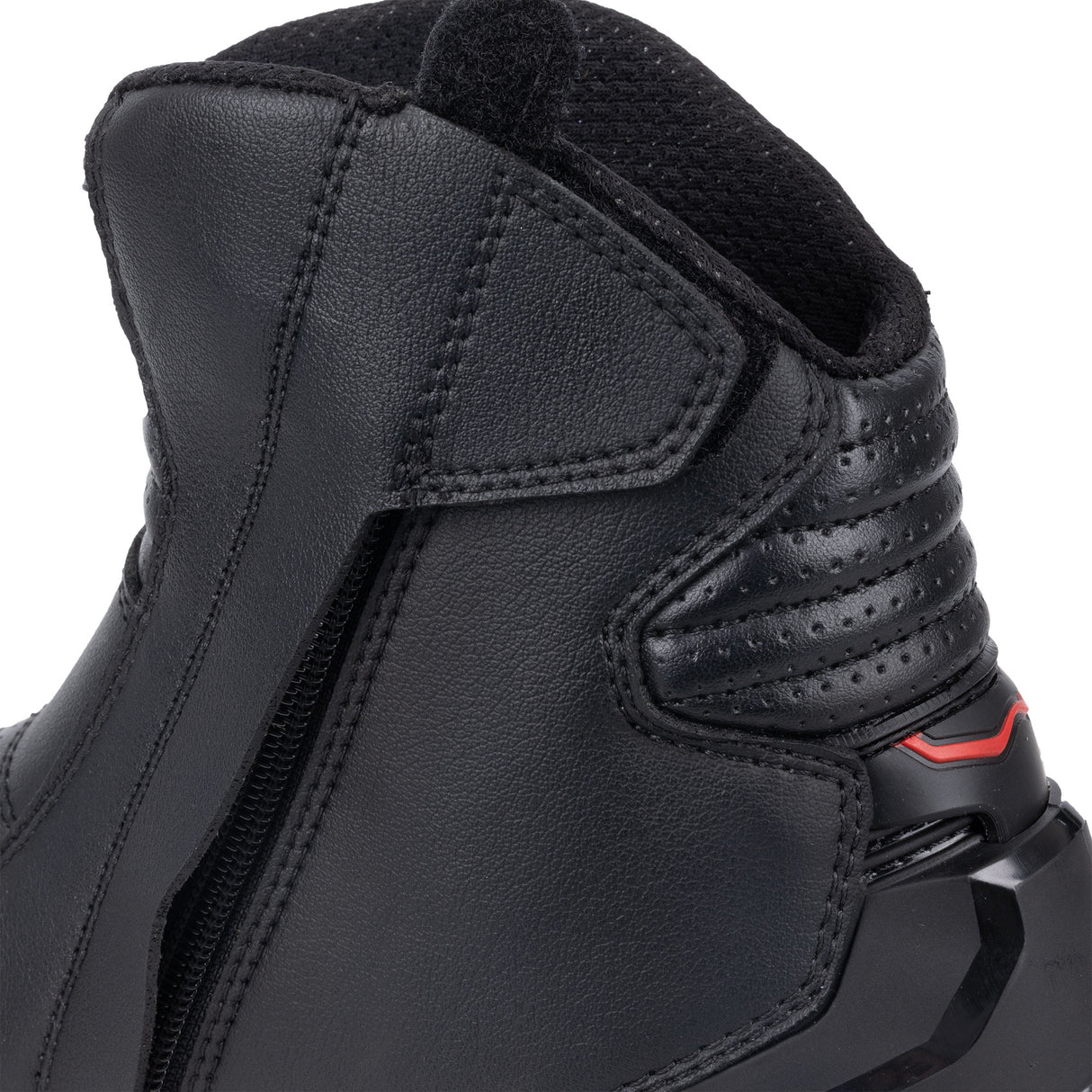 Oxford Omega Air Short Motorcycle Boots - Black/White/Red