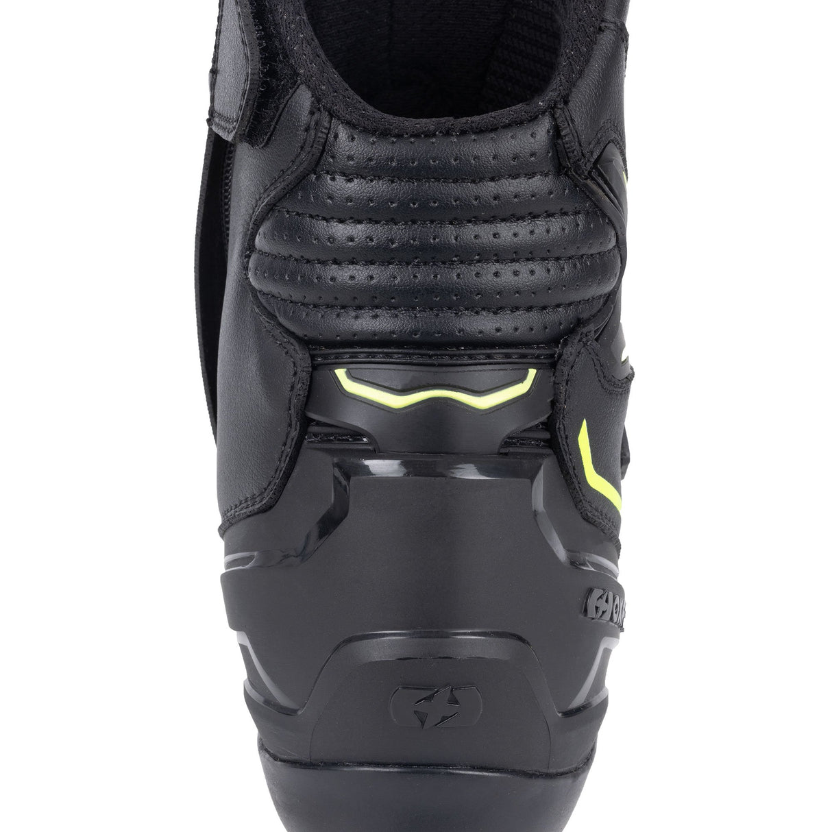 Oxford Omega Air Short Motorcycle Boots - Black/White/Yellow