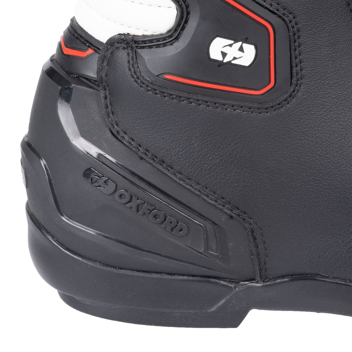 Oxford Cypher 1.0 D2D Motorcycle Boots - Black/White/Red