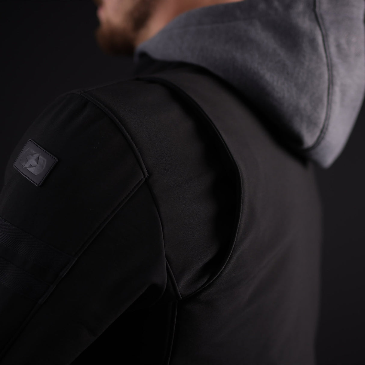 Oxford Faringdon Men's Motorcycle Jacket Stealth Black