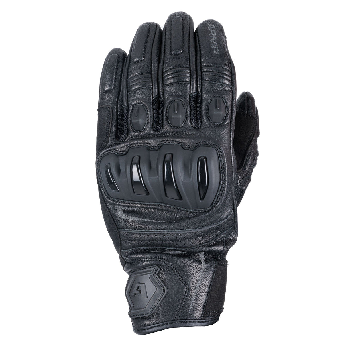 ARMR Raiden 3.0 Motorcycle Leather Gloves Black